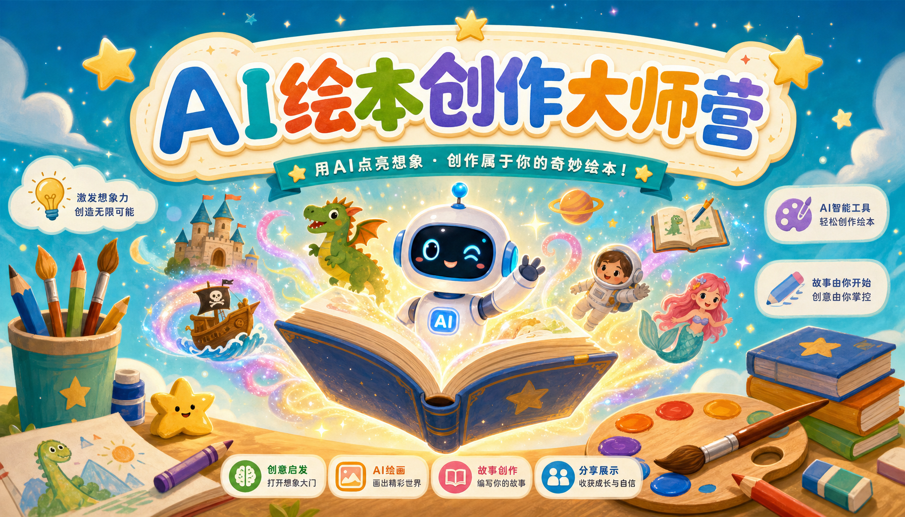 AI绘本创作大师营